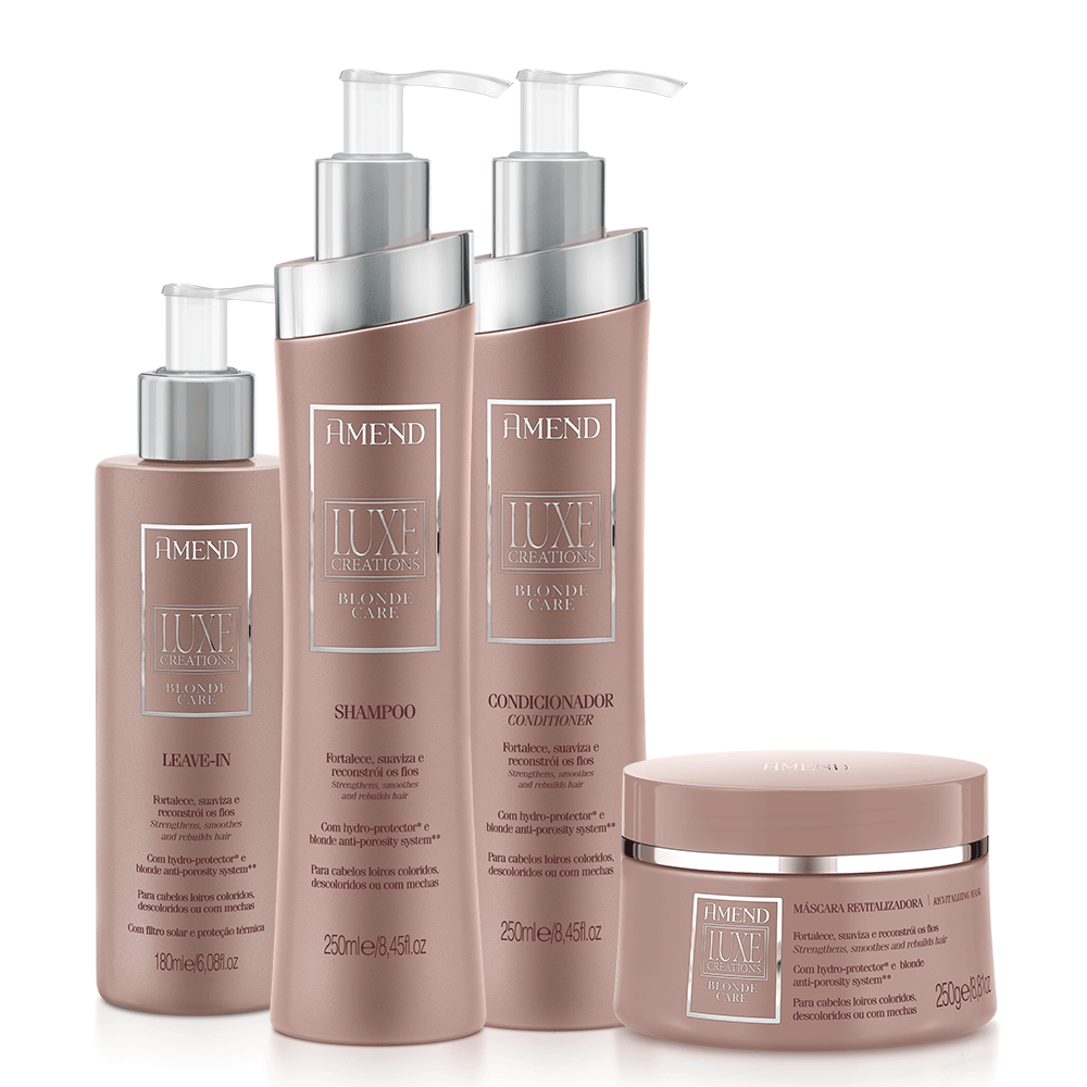 Kit Amend Luxe Creations Blonde Care | 4 produtos